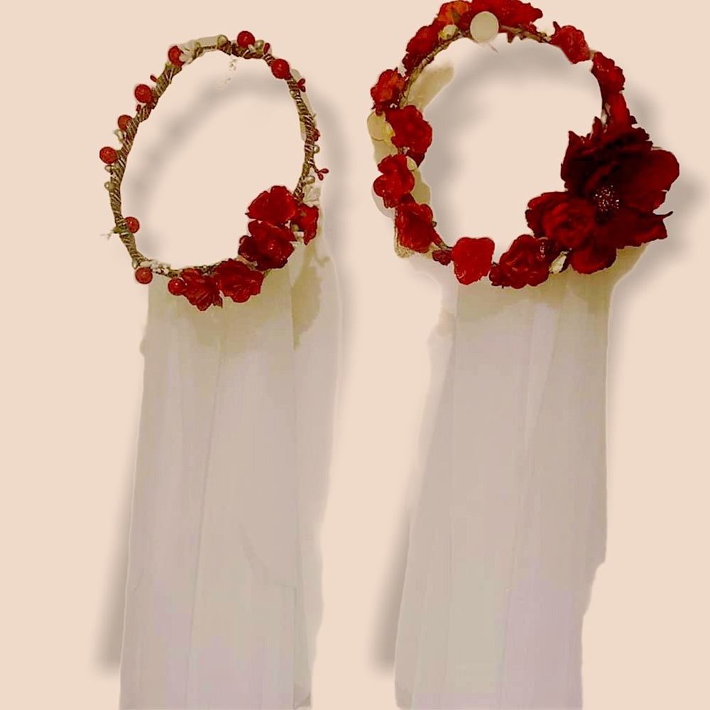 Custom made to order. Veils? Crowns? Bridal